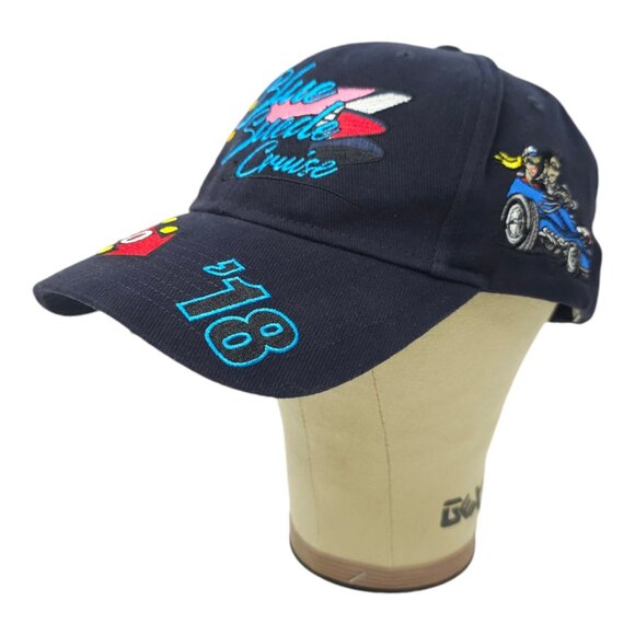 Tupelo MS Blue Suede Cruise 2018 Elvis Classic Cars Strapback Cap Trucker Hat - Picture 3 of 14